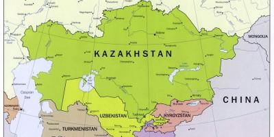 Oezbekistan rusland kaart
